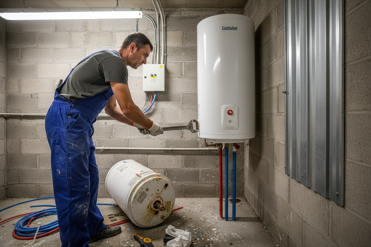 Entretien et remplacement de chauffe-eau à Agen